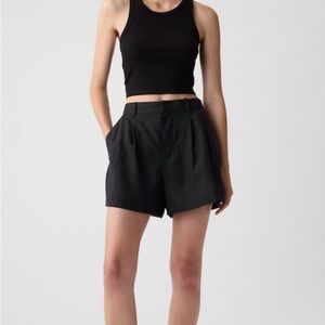 GAP 365 High-Rise Linen-Blend shorts